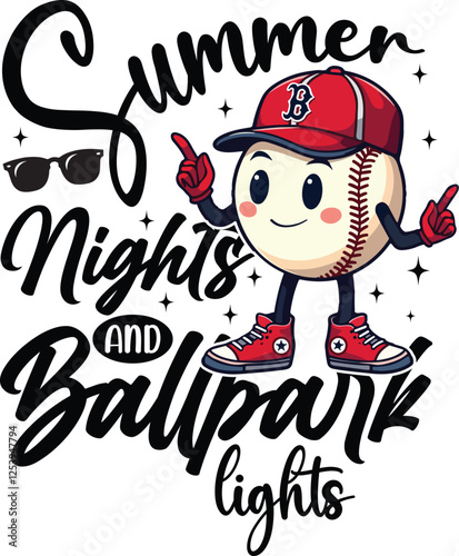 summer Nights AND Ballpark lights photo