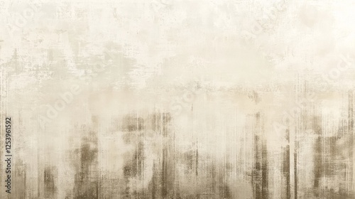 Abstract painting reveals textured surfaces with vertical lines and color variation