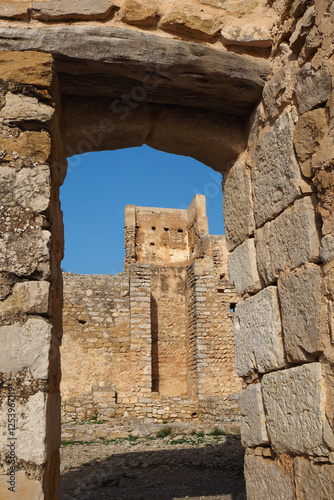 Castell d'Alcalà de Xivert, Provinz Castellón, Autonome Gemeinschaft Valencia, Spanien photo