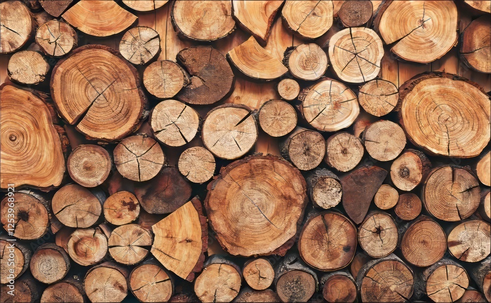 The rustic charm of a stack of firewood will be a great addition to any interior
The rustic charm of a stack of firewood will be a great addition to any interior