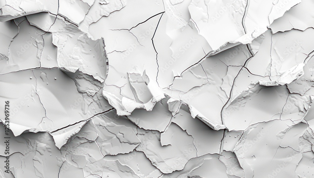 Cracked White Surface Abstract Texture Cracked White Surface Abstract Texture