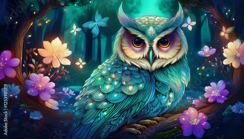 owl in the night