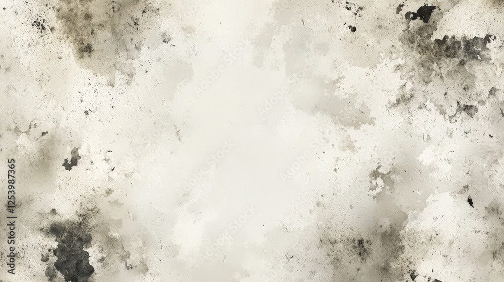 Abstract beige watercolor background with dark stains and splatters Abstract beige watercolor background with dark stains and splatters