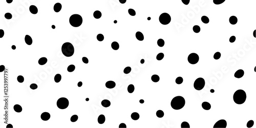 scattered dot seamless pattern vector