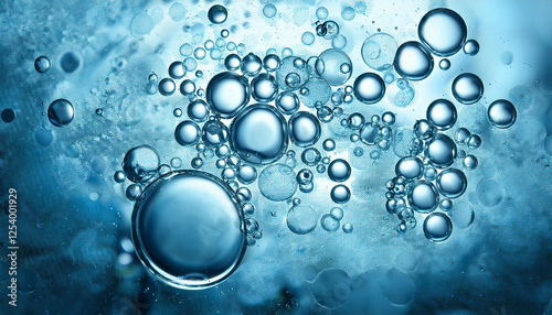macro bubbles of water