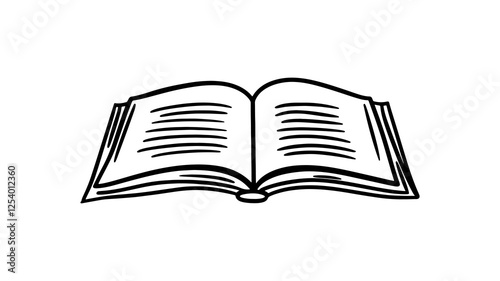 Single continuous line art education book. Learning apps master degree academy graduate online. Design one stroke sketch outline drawing vector illustration art