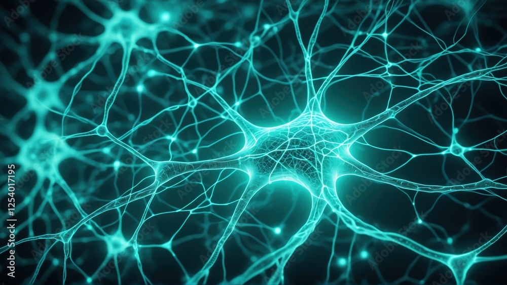 Bio-Cybernetic Neural Web Seamless Texture with Glowing Synapses Bio-Cybernetic Neural Web Seamless Texture with Glowing Synapses
