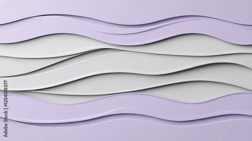 Obraz premium Abstract wavy layers, pastel design, background texture