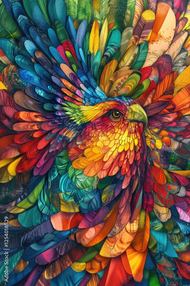 Obraz premium Feathered Bird Decoration