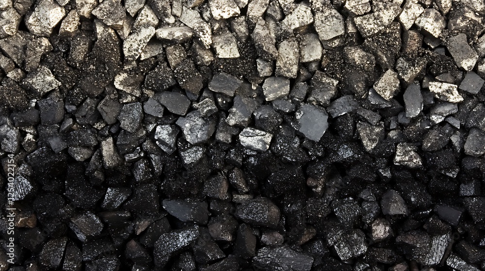 Dark gravel texture, road background Dark gravel texture, road background