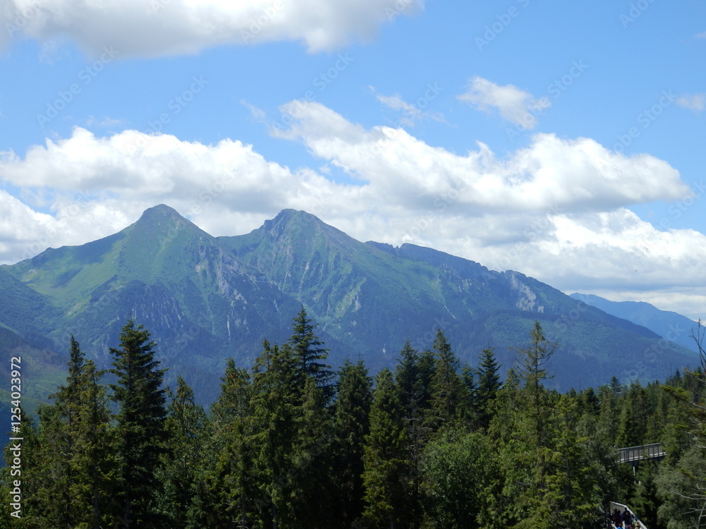 Obraz premium mountains and clouds