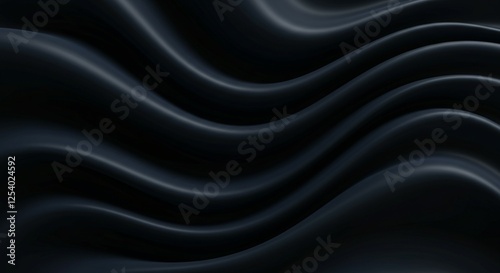 Wallpaper Mural Elegant Layers of Flowing Smooth Fabric – 3D Render Torontodigital.ca