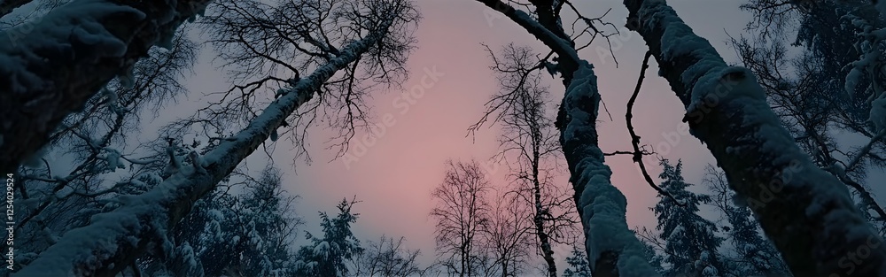 A cinematic still of snow-covered trees in Lapland
A cinematic still of snow-covered trees in Lapland