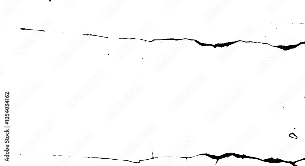 Fototapeta premium A textured background featuring cracks and creases, predominantly white with black markings. Ideal for use in artistic or design projects.