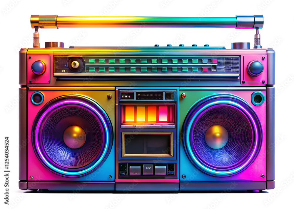 Fototapeta premium retro cassette recorder