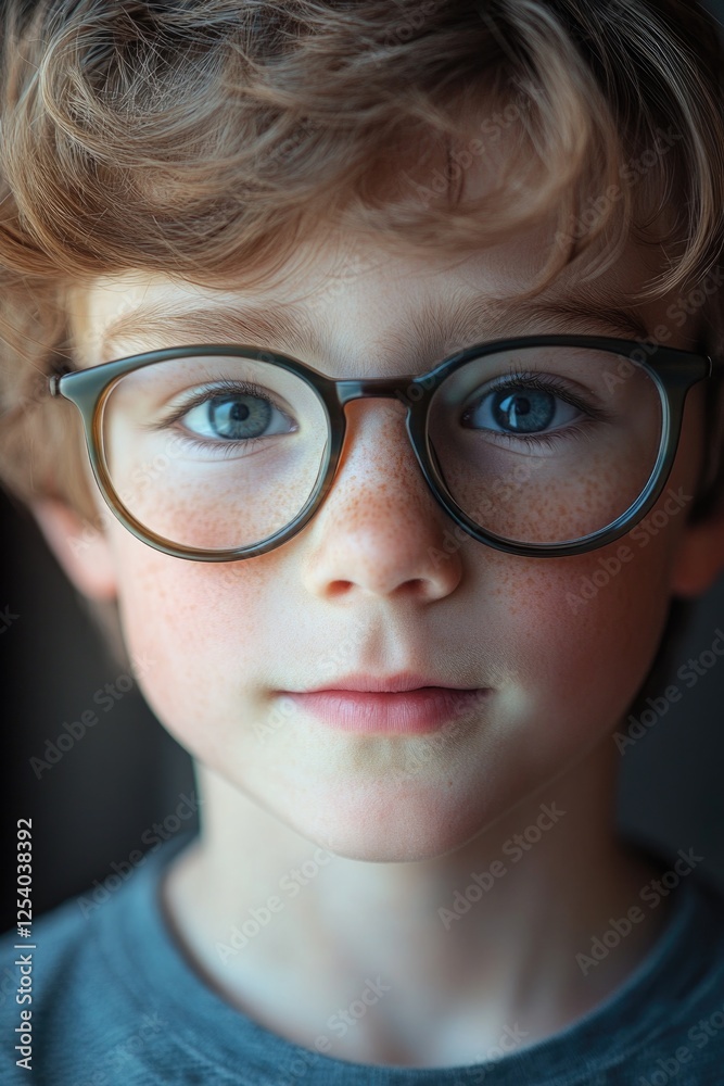Child with glasses Child with glasses