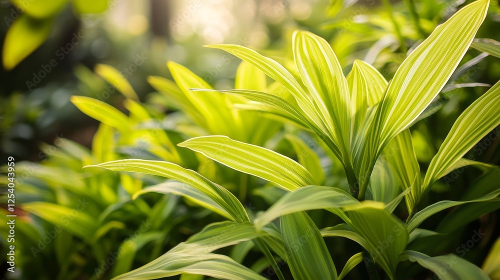 Obraz premium Nature of green leaf in garden. Natural green leaves plants using background cover page environment ecology or greenery wallpaper