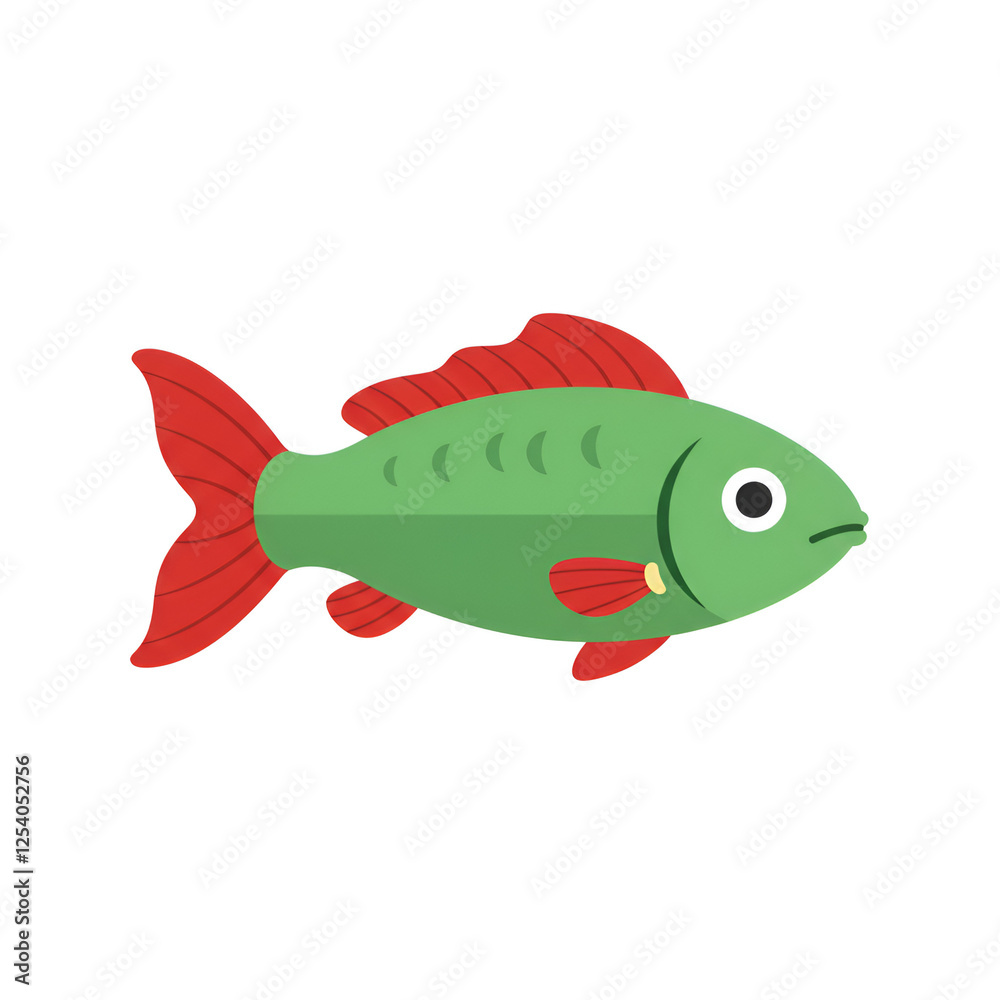 Fish Swimming in the Lower-Right Corner Fish Swimming in the Lower-Right Corner