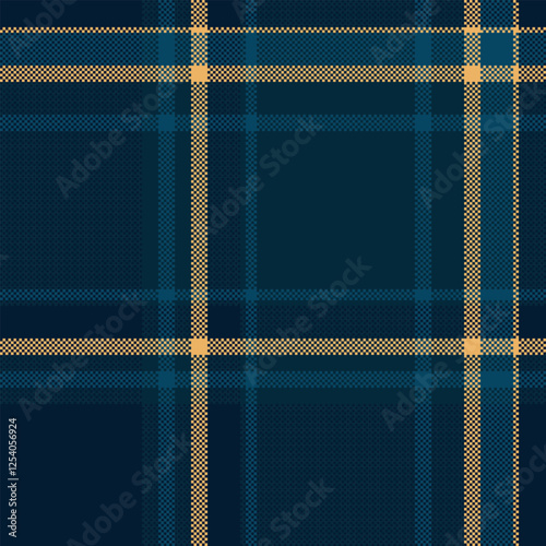 Elegant teal and gold plaid pattern.  A sophisticated textile design perfect for fashion, home decor, or website backgrounds.