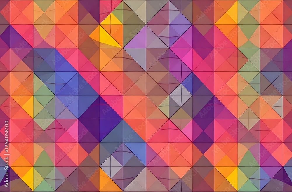 Vibrant Geometric Abstract Pattern for Modern Art Lovers Vibrant Geometric Abstract Pattern for Modern Art Lovers