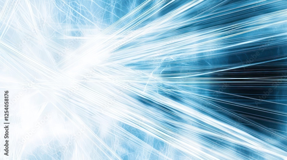 Fototapeta premium Abstract Glowing Lines Digital Art Background