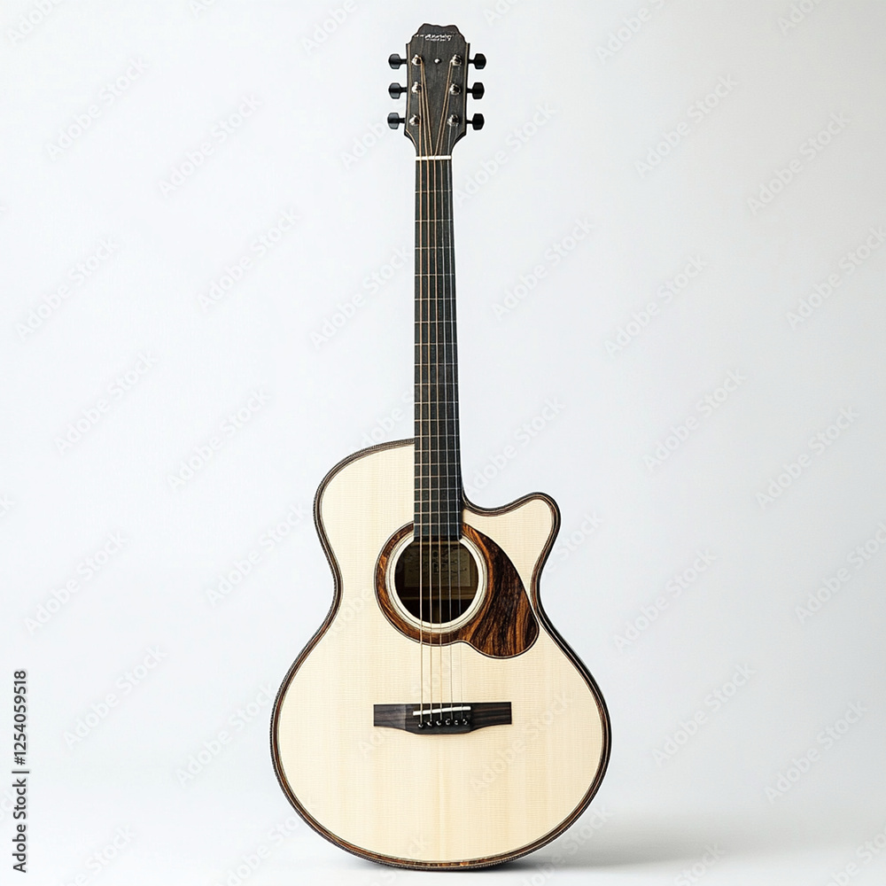 Obraz premium guitar on white background