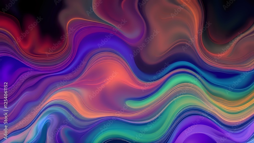 Vibrant Abstract Swirls: Dynamic Energy in Color Vibrant Abstract Swirls: Dynamic Energy in Color