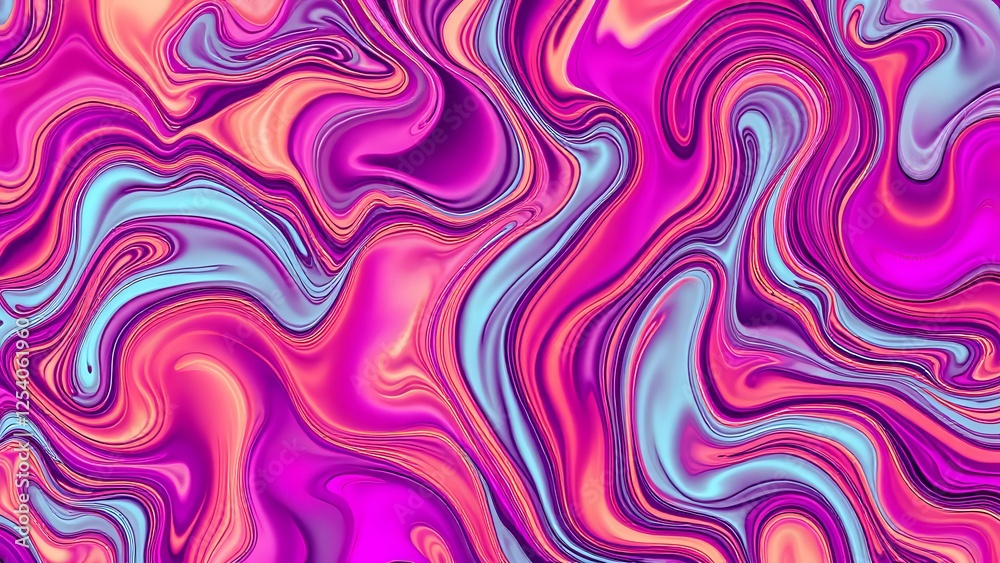 Vibrant Abstract Liquid Flow Art Vibrant Abstract Liquid Flow Art