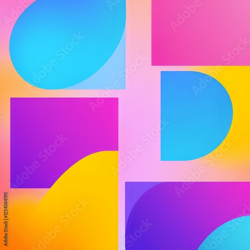 Vibrant Abstract Circle Art - Modern Wallpaper Design