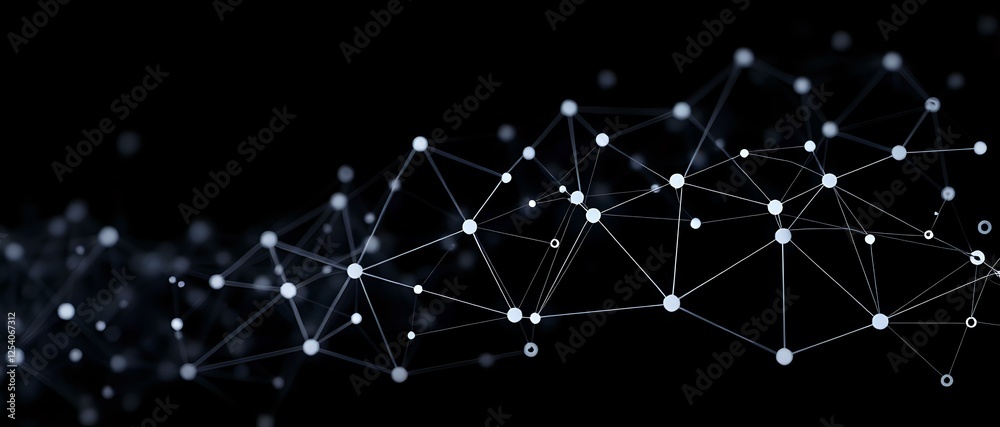 Futuristic Abstract Node Design on Dark Background - Adobe Stock Futuristic Abstract Node Design on Dark Background - Adobe Stock