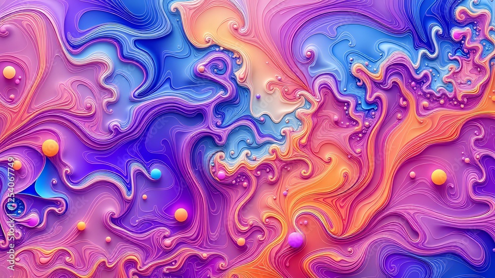 Dynamic Abstract Fractal Art with Vibrant Colors Dynamic Abstract Fractal Art with Vibrant Colors
