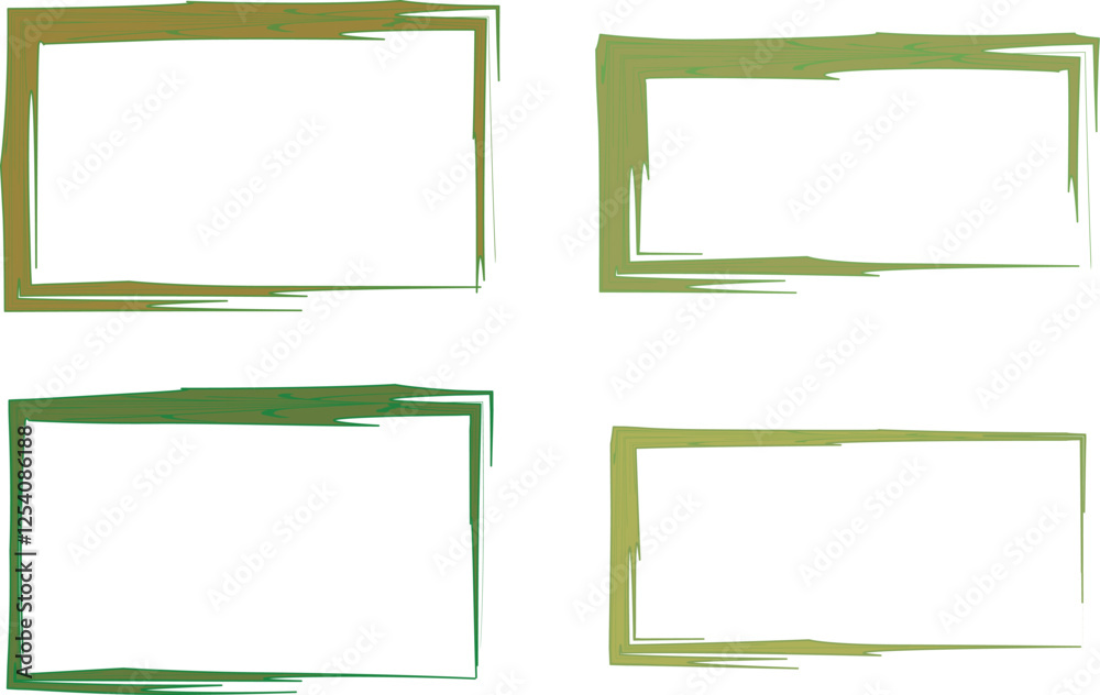 green abstract rectangle irregular shapes frames green abstract rectangle irregular shapes frames