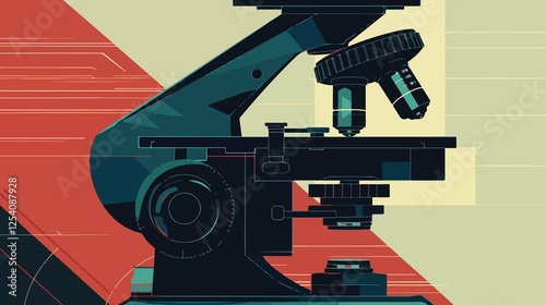 Scientist Analyzing Specimen Under Microscope