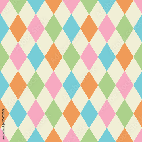 Easter seamless pattern, rabbit, bunny, eggs, background, print, pattern, greeting card, banners, web, wrapping paper, fashion, fabric, textile, wallpaper, cover