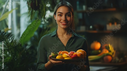 Young Professional Female in Corporate Office Setting