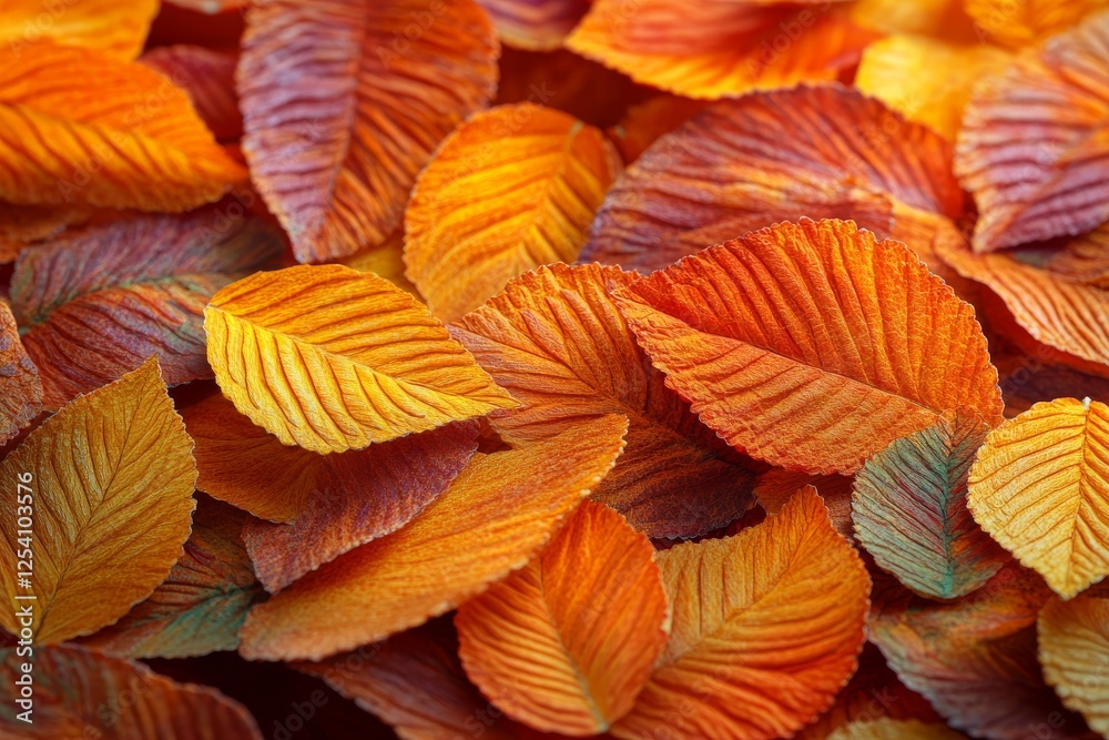 Fototapeta premium Background graphic with a design of fall leaves