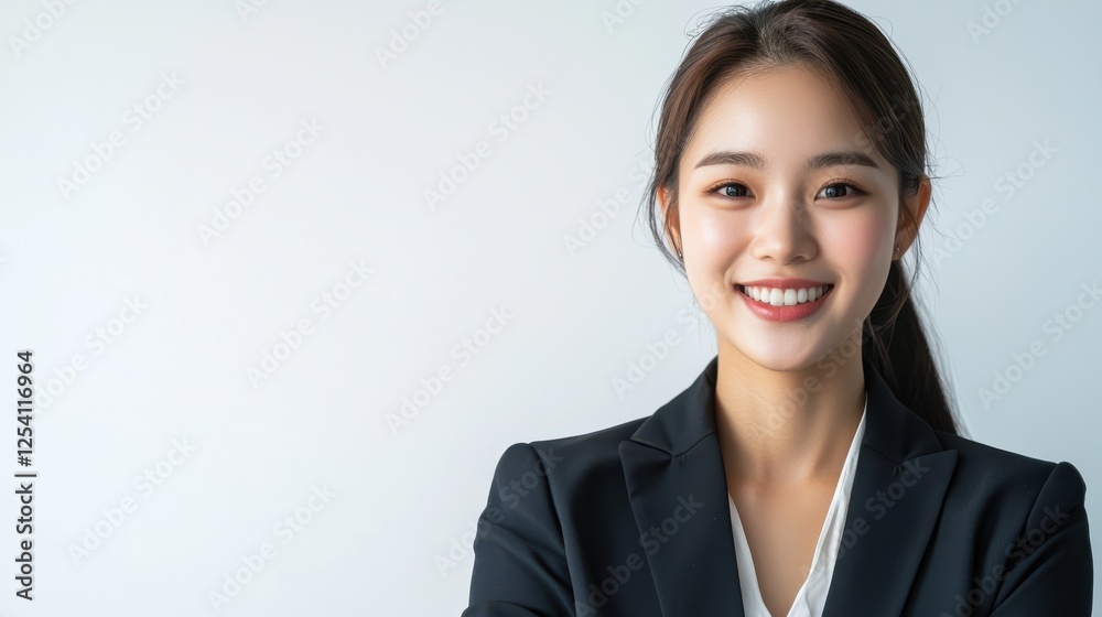 Confident Businesswoman with a Bright Smile Confident Businesswoman with a Bright Smile