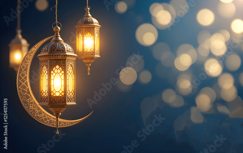 Wallpaper Mural Ramadan Kareem lantern for text background. Torontodigital.ca
