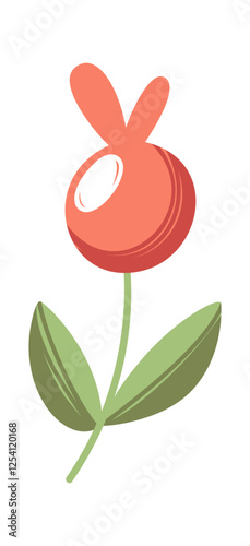 Cute spring wild flower print