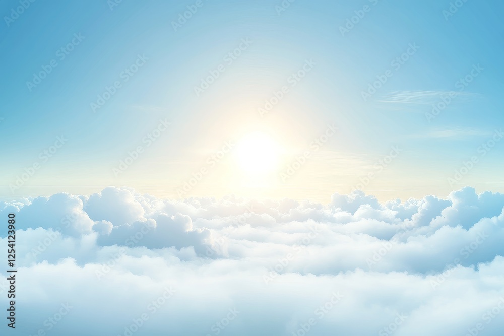 Obraz premium blue sky with clouds