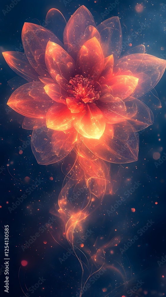 A floating mandala with broken lines, softly dissipating into a gradient backdrop. A floating mandala with broken lines, softly dissipating into a gradient backdrop.