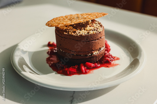 Gourmet Dessert from Restaurant