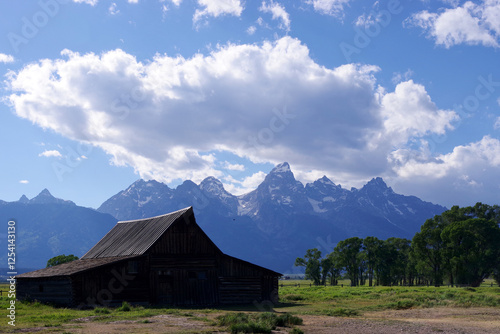 T.A. Moulton Barn with the Grand Tetons