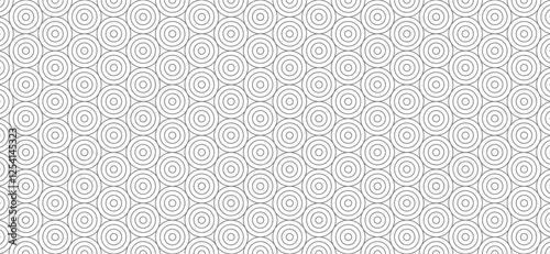 Round shape geometric pattern with seamless texture. Abstract circular design for modern backgrounds, wallpapers, and digital prints. Elegant and minimal vector illustration.