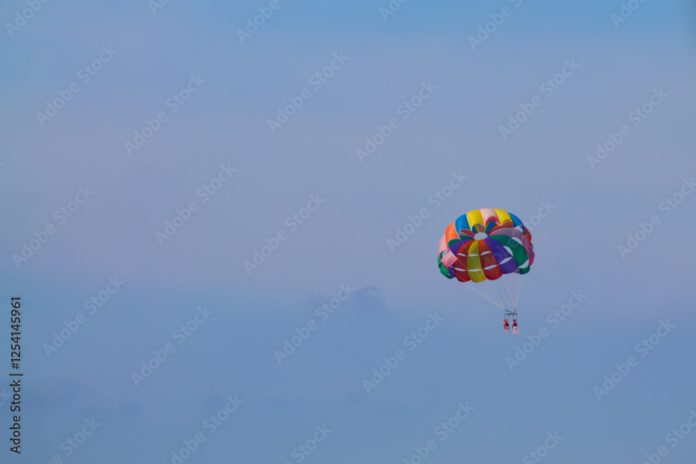 Colorful Parasail Adventure in the Sky Colorful Parasail Adventure in the Sky