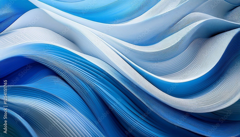 Naklejka premium blue silk background