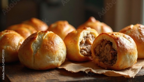 Russian Meat Pastries - Pirozhki and Sausage Rolls