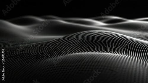 Abstract digital wave pattern background photo