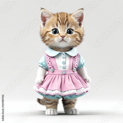 little kitten portrait 