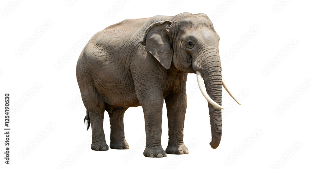 Obraz premium elephant isolated on white